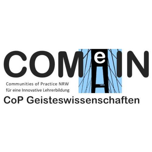 Das Bild zeigt das Logo der CoP Geisteswissenschaften / Gesellschaftswissenschaften.