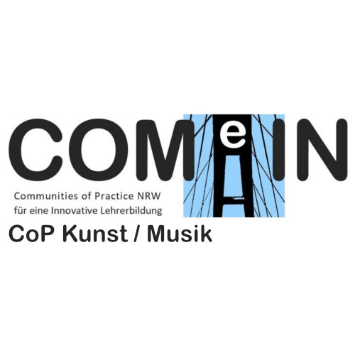 Das Bild zeigt das Logo der CoP Kunst/Musik